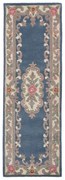 Tappeto in lana blu 67x210 cm Aubusson - Flair Rugs