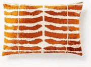 Copricuscino in viscosa con motivo jacquard Dejan