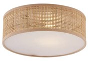 Lampada da soffitto in rattan orientale 30 cm - Trammy