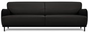 Divano in pelle nera , 235 x 90 cm Neso - Windsor &amp; Co Sofas