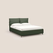 Susan letto imbottito contenitore completamente sfoderabile in microfibra smacchiabile T11 verde