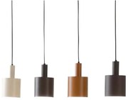 Ovelia 4 Lampada a Sospensione Black/Brown/Beige - Lindby
