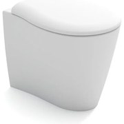 Vaso WC filomuro OLYMPIA CERAMICA soft bianco opaco, sedile incluso P 55 x L 36 x H 42 cm bianco