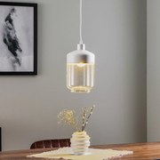 Solbika Lighting Lampada a sospensione Monochrome Flash chiaro/bianco Ø 17cm