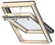 Finestra da tetto (faccia inclinata) VELUX GGL FK06 307021 elettrico L 55 x H 78 cm marrone e grigio antracite