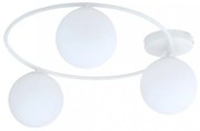Lampada da soffitto in acciaio SOPRA 3 da interno 3xE14 Colore del corpo Bianco