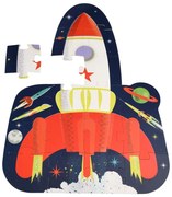 Puzzle 18 pezzi Space Age rocket - Rex London