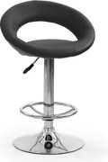 Sgabello da bar H-15 in nero