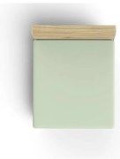 Lenzuolo con angoli in verde chiaro in cotone 140x200 cm – Mijolnir