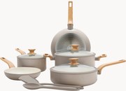 Batteria di pentole con rivestimento antiaderente Essence, set da 10