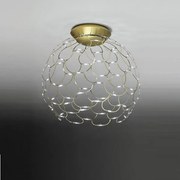 LAMOI 3000K Dimmerabile Lampada Soffitto Sforzin Media Gold