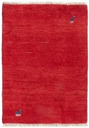 Gabbeh Tappeto 60x80 Rosso (Iran) Annodato A Mano