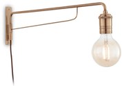 Applique Industrial-Minimal Triumph Metallo Ottone 1 Luce E27