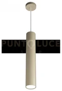 Shape sospensione tubo h.50 1 luce sabbia 1143-s50-sa
