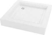 Mexen Rio piatto doccia quadrato 80 x 80 cm, bianco - 45108080