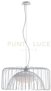 Sospensione led cougar bianca 24w 2740lm 4000k 50x26x120cm led-coug...