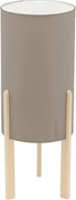 Eglo 97893 - Lampada da tavolo CAMPODINO 1xE27/60W/230V, altezza 400 mm, colore taupe