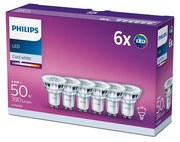 SET 6xLampadine LED Philips GU10/4,6W/230V 4000K