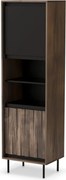 Vetrina Swing W-1 in noce/nero