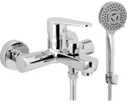 Novaservis - Set per vasca con miscelatore TITANIA FRESH ECO, cromo lucido