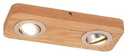 Lindby - Mikari 2 LED Plafoniera Wood Lindby