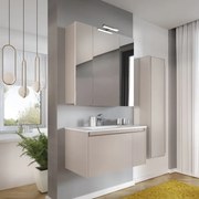 Mobile sottolavabo e lavabo Cielo grigio perla L 80 cm 1 vasca