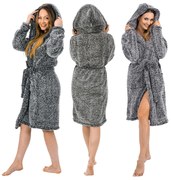 Accappatoio Roger Fluffy grey S/M