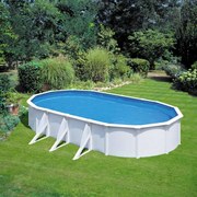 Piscina fuori terra rigida WET Wet bianco L int 7.3 x 3.75 m