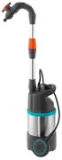 Pompa di evacuazione acque chiare a filo multicellulare motore brushless 550 W GARDENA 4700/2 Da Cisterna 220 V 4700 l/h, fino a 7 m profondità
