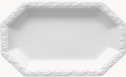 Piatto da portata in porcellana Maria White