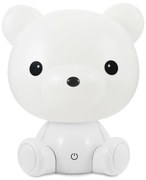 Lampada notturna LED dimmerabile per bambini 2,5W/230V orsacchiotto bianco