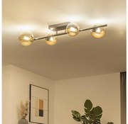 Brilagi - Lampadario a plafone LED MILLA 4xG9/3W/230V cromo lucido/oro