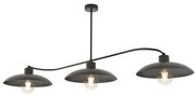 Lampadario a sospensione FOSTER 3 Black Colore Nero