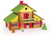 Blocchi di Costruzioni Jeujura My Wooden Chalet 8005 240 Pezzi