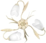 Plafoniera classico Plafoniera DOPPIO GIRO 3 - E14 3 x E14 bianco 50 cm x 50 cm