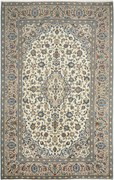Kashan Tappeto 310x190 Beige (Iran) Annodato A Mano