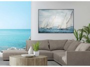 AGAVE QUADRO DIPINTO A MANO IN STILE MARINO "PONENTE" 120×80