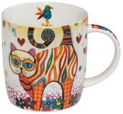 Tazza in porcellana Maxwell &amp; Williams Smile Style Tabby, 400 ml - Maxwell &amp; Williams