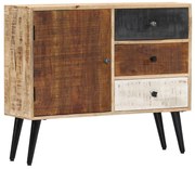 Credenza 88x30x73 cm in legno massello di mango