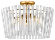 Zuma Line C0547-05H-F9AC - Lampadario a plafone BACH 5xE14/40W/230V oro