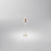 MINI DIVA Lampada da tavolo ricaricabile a batterie in alluminio pressofuso verniciato a polvere per uso interno/esterno