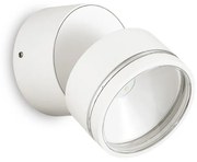 Applique Moderna Round Omega Metallo Bianco Led 7W 3000K Luce Calda