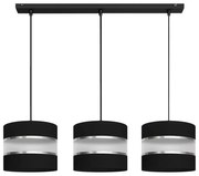 Lampadario su filo HELEN 3xE27/15W/230V nero