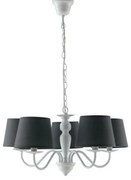 Lampadario favola bianco/grigio 5xe14 56x100cm i-favola-5