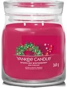 Sparkling Winterberry candela in giara media Yankee Candle