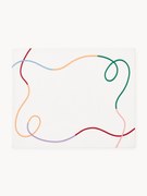 Tovagliette con ricamo astratto Sue 2 pz