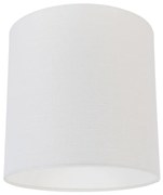 Paralume in tessuto bianco 25/25/25