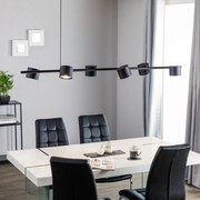 ALDEX Lampada a sospensione Bot, nera, 6 luci