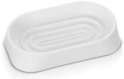 Porta sapone da appoggio bianco in abs Tender