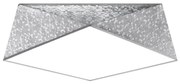 Plafoniera HEXA 3xE27/60W/230V argento